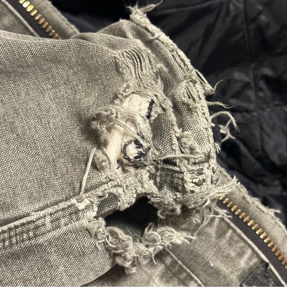 Vintage Carhartt  Distressed Quilt Artic Jacket  C26 MOS - Picture 4 of 12